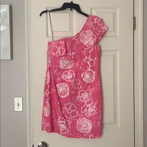 Lilly Pulitzer one shoulder dress